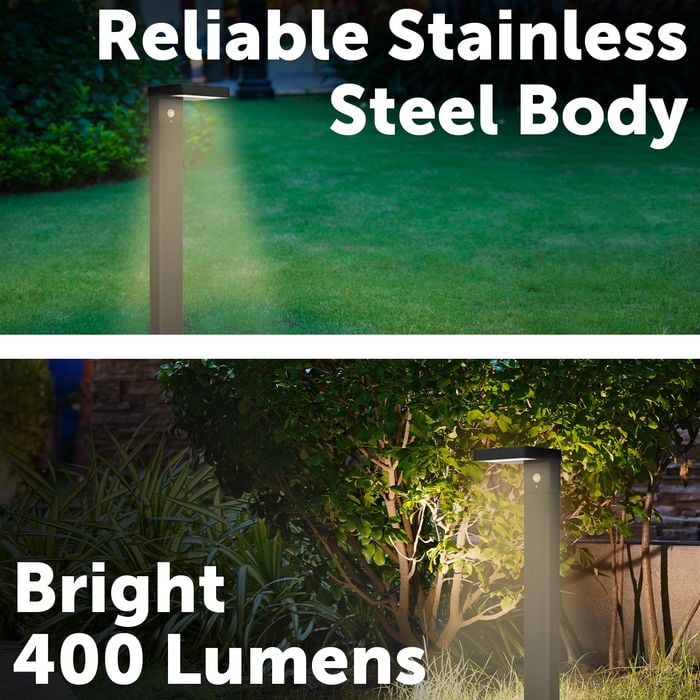 Arlec 90cm 400lm Premium Solar LED Post Light With Motion Sensor Bunnings Australia