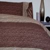 Essentially Home Living Moray Chocolate Quilt Cover Set Double