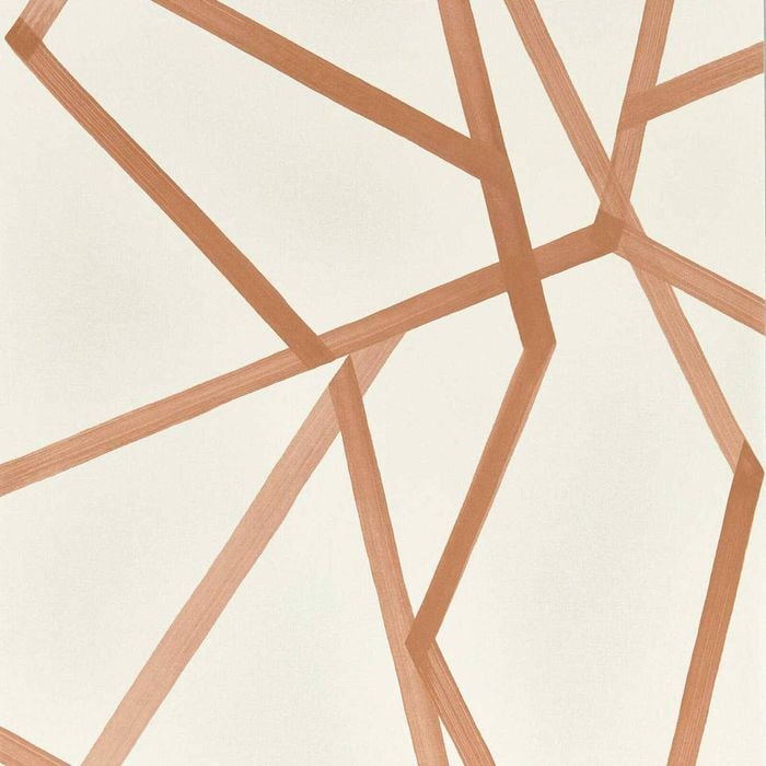 Wallpaper Trader Sumi Geometric Wallpaper Roll 10.05m X 68.6cm, Copper