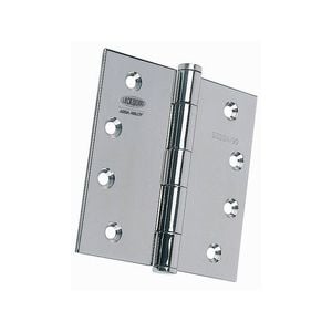 Lockwood 100 x 100 x 2.5mm Satin Stainless Steel Fixed Pin 100 Series Butt Hinge