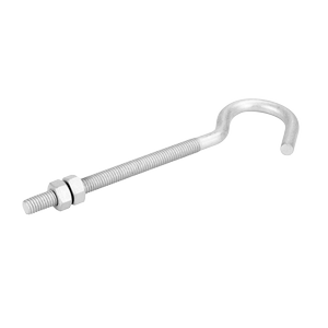 Pinnacle M8x152x28mm Galvanised Hook Bolt PK2