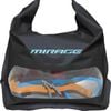 Mirage Water-Resistant Roll-Top Buckle Clear-View Gear Bag 1.6L 23cm Black