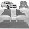 6D Diamond Car Floor Mats for Subaru Liberty 2009-2014-Full Set-Grey-Outback GT