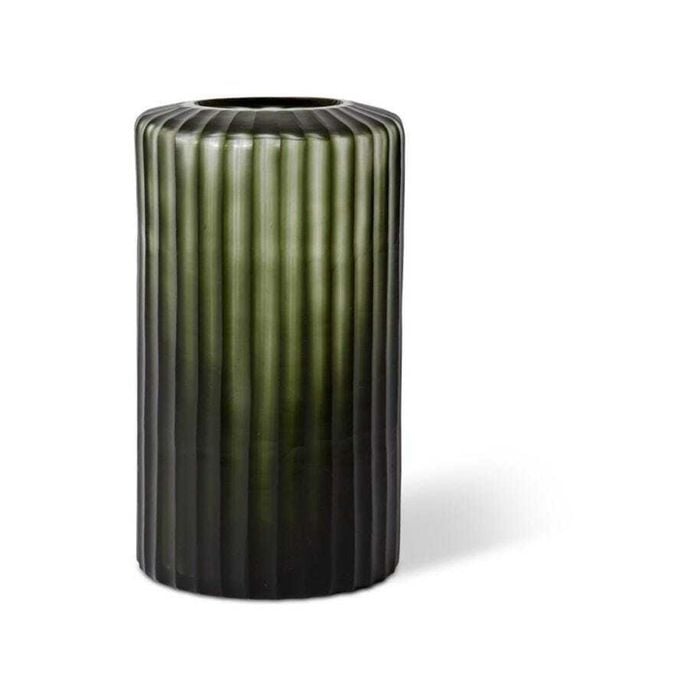 E Style 31cm Glass Cillian Flower Vase Decor - Dusty Grey