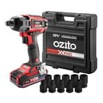 Ozito PXC 18V Brushless 1/2" Impact Wrench Kit PXBWK-2330S