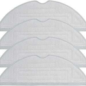 Hygieia 4 Mop Pads for Roborock S8 S8+ S8 Pro Ultra Robots, Grey