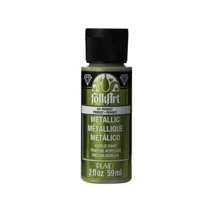 Folk Art Peridot Metallic Acrylic Paint