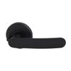 Gainsborough Matte Black Neue Contour Privacy Lever Set