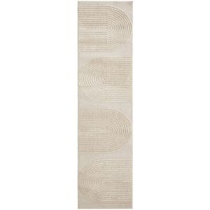 Skye Abbey Beige 400x80cm Runner - Large Pet Friendly Power Loomed Rug