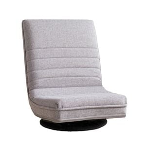 Artiss Swivel Floor Chair 360 Adjustable Foldable Lounge Seat Floor Sofa Chair Grey