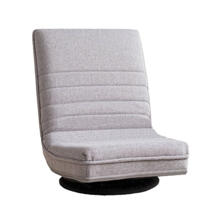 Artiss Swivel Floor Chair 360 Adjustable Foldable Lounge Seat Floor Sofa Chair Grey