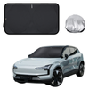 Front Windscreen Sun Shade for Volvo EX30 2023 - 2024 (TMP) Twin Motor Performance - Standard 150 x 85 cm - Black