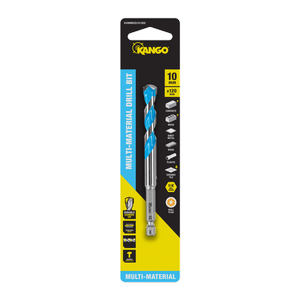Kango 10 x 120mm 1/4" Multi-Material Drill Bit