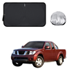 Front Windscreen Sun Shade for Nissan Navara 2005 - 2015 (D40 RX) - Standard 150 x 85 cm - Black