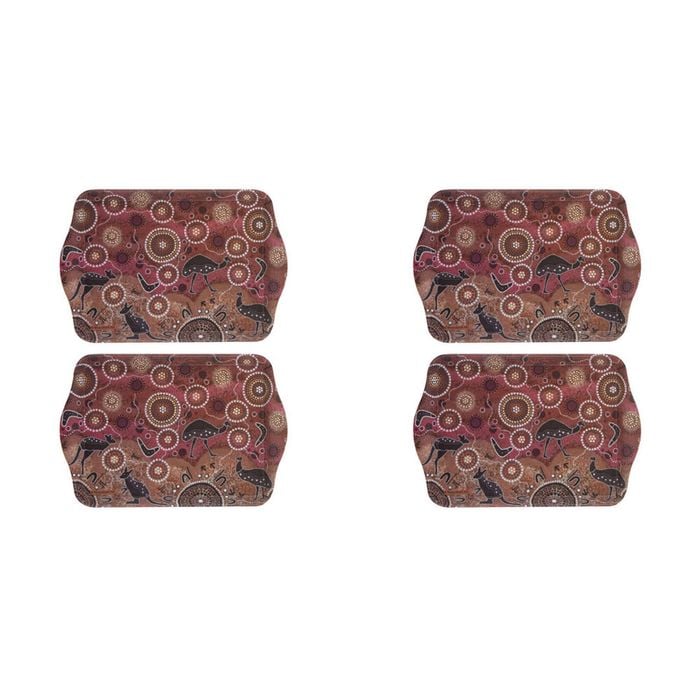2x 2pc Ashdene Spirit Land Hunting At Sunset Scatter Serving Tray 21x14.2cm