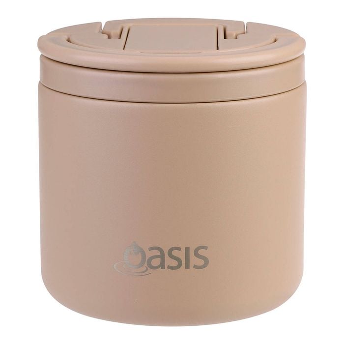 Oasis Insulated Food Flask 500ml - Latte