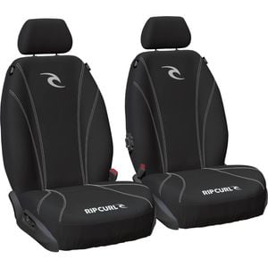Rip Curl Logo Neoprene Black Front Seat Covers Universal Fit Waterproof