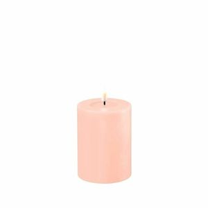 Deluxe Homeart Flameless Candle - Light Pink 7.5 x 10cm