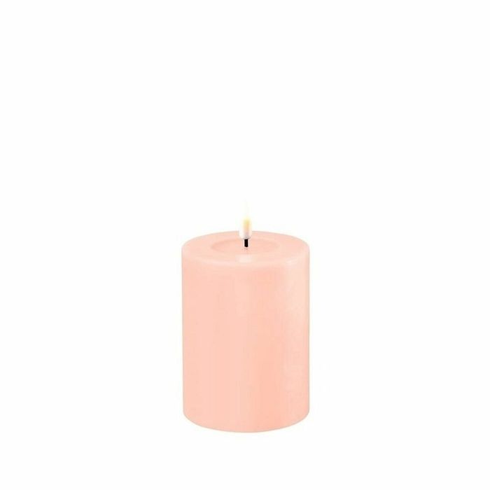 Deluxe Homeart Flameless Candle - Light Pink 7.5 x 10cm