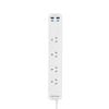  Jackson White 4 Outlet 20W, USB-A +USB-C Powerboard