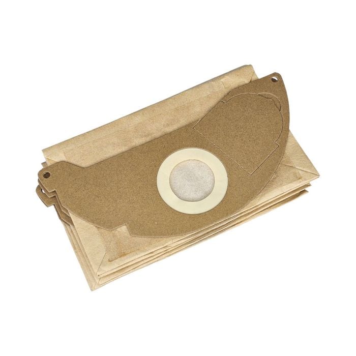Cleanup Bags For Karcher A2004 Vacuum Cleaners, Pack Of 5 Paper Disposable Dust Bags