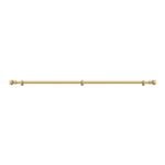 Windoware 210cm x 33mm Natural Wooden Curtain Rod Set