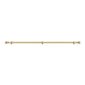 Windoware 210cm x 33mm Natural Wooden Curtain Rod Set