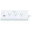 Arlec 3 Outlet Triangular Powerboard With PD18W Fast Charging USBs