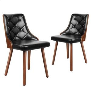 Dining Chairs Black x2
