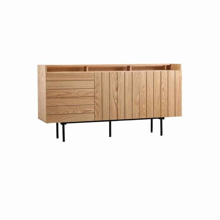Modern Furniture ZANE Sideboard Buffet 150cm - Natural Oak