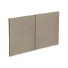 Kaboodle 900mm Raw Board Medium Modern Rangehood Door - Raw Board Modern