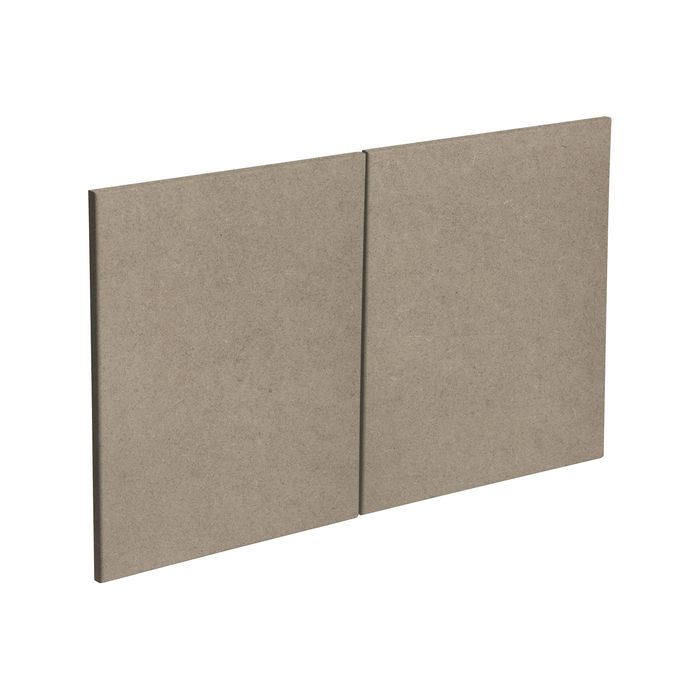 Kaboodle 900mm Raw Board Medium Modern Rangehood Door - Raw Board Modern