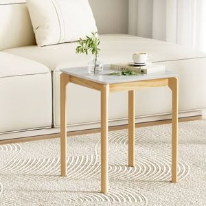 Artiss Coffee Table Marble Effect Square