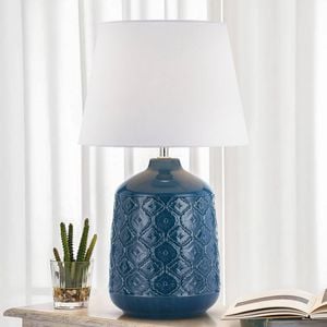 Telbix Blue/White Baci Table Lamp