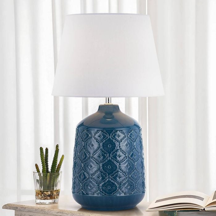 Telbix Blue/White Baci Table Lamp