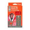 SOL Emergency Blanket XL Heat Reflective Orange 147x249cm Durable Waterproof