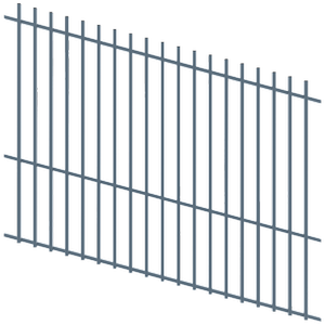 ProtectorAl 1201 - 2400 x 1800mm Deep Ocean Raked 16-30º Batten Pool Fence Panel
