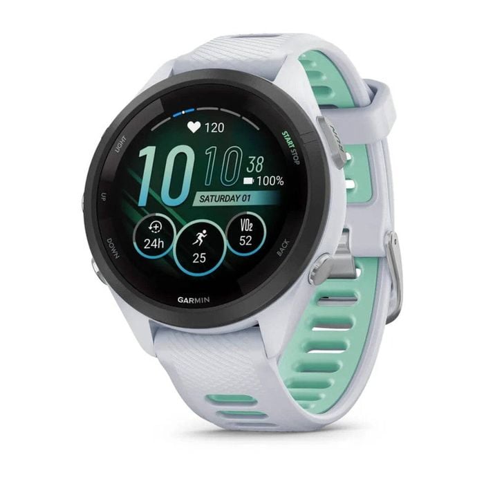 Garmin Forerunner 265s Black Bezel W/whitestone Case/neo Tropic