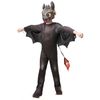 Toothless Halloween Costume for Kids Night Fury Deluxe Jumpsuit with Wings and Mask, Small
