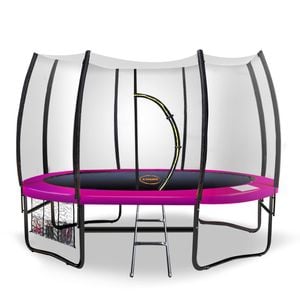 Kahuna Twister 10ft Springless Trampoline - Pink