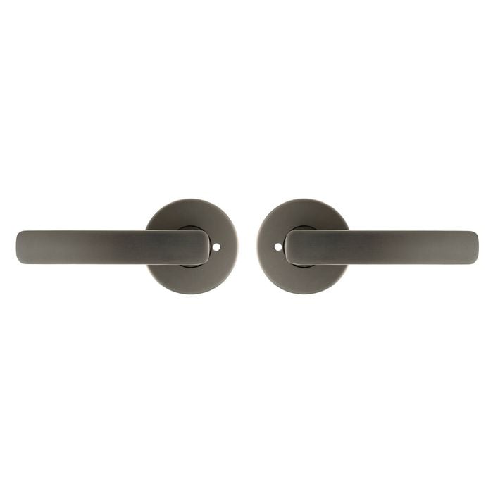 Ikonic Gunmetal San Fran Privacy Lever Set