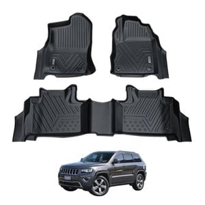 AUSGO Car Floor Mats for Jeep Grand Cherokee WK Series 2010-2021 All-Weather Floor Liners