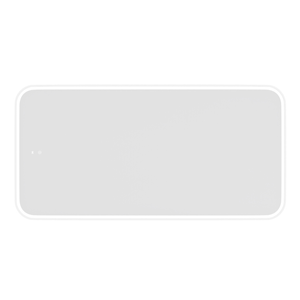 Attica 1500 x 750mm White Matte Porta Metal Framed LED Mirror