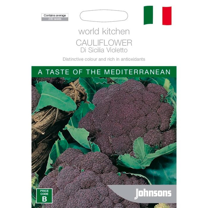 Johnsons World Kitchen Cauliflower Di Sicilia Violetto Seeds