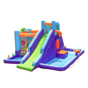 Airmyfun 11 Play Zones Inflatable Water Slide Trampoline Bounce House Splash
