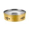 SOGA 28cm Natural Gold Hammered Dry Pot