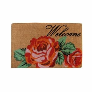 Extra Thick Flower Premium Coir Door Mat 45 x 75 cm