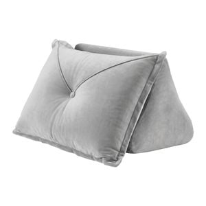 Giselle Velvet Wedge Pillow for Bed Sitting Up 25D High Density Foam Backrest