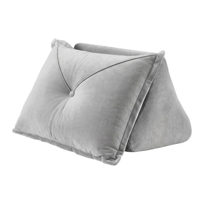 Giselle Velvet Wedge Pillow for Bed Sitting Up 25D High Density Foam Backrest