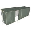 Build-a-Shed 1.5 x 6 x 2m Single Hinged Side Door Skillion Shed - Green